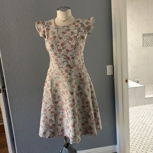 Gal Meets Glam Lola Dancing Daisy Jacquard Dress 10 Wedding Guest